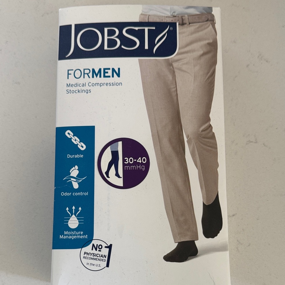 JOBST Beige Compression Stockings for Men